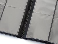 Neutrales Sammelalbum schwarz (max.360 Karten / 20 Seiten)  f&uuml;r Pokemon, Yu-Gi-Oh, Match Attax etc.