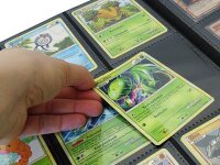 Neutrales Sammelalbum schwarz (max.360 Karten / 20 Seiten)  f&uuml;r Pokemon, Yu-Gi-Oh, Match Attax etc.