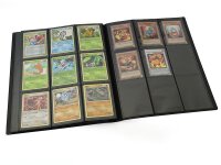 Neutrales Sammelalbum schwarz (max.360 Karten / 20 Seiten)  f&uuml;r Pokemon, Yu-Gi-Oh, Match Attax etc.