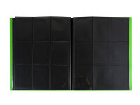 Neutrales Sammelalbum gr&uuml;n (max.360 Karten / 20 Seiten)  f&uuml;r Pokemon, Yu-Gi-Oh, Match Attax etc.