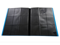 Neutrales Sammelalbum in Blau (max.360 Karten / 20 Seiten) f&uuml;r Pokemon, Yu-Gi-Oh, Match Attax etc.