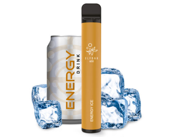 ELFBAR 600 - "Elfergy Ice" (Energie, Eis) - E-Shisha - ohne Nikotin - 600 Z&uuml;ge