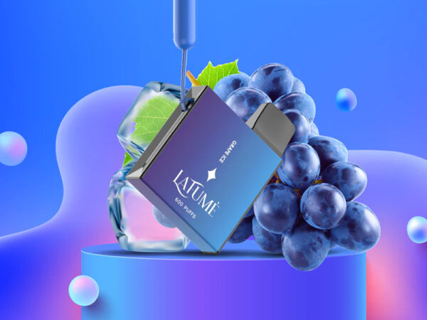 Lafume Cuatro - Grape Ice (Traube, Eis) - E-Shisha - 20mg - 600 Z&uuml;ge