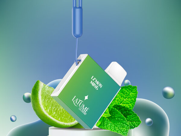 Lafume Cuatro - Lemon Mint  (Limone, Minze) - E-Shisha - 20mg - 600 Z&uuml;ge