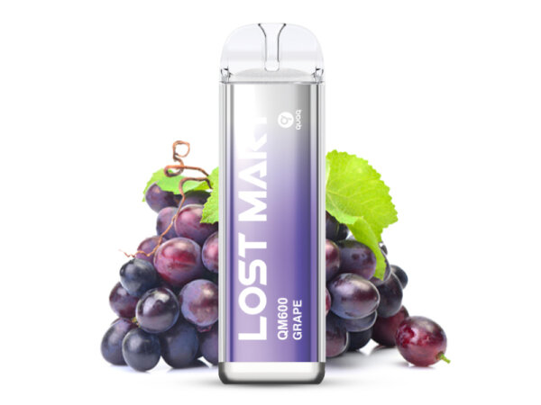 Lost Mary QM600 - Grape (Traube) - E-Shisha - 20mg - 600 Z&uuml;ge