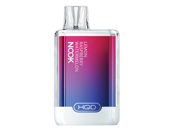 HQD NOOK - Lemon Raspberry Watermelon (Himbeere, Wassermelone, Zitrone) - Einweg E-Shisha - 18 mg - 600 Z&uuml;ge