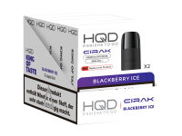 HQD Cirak Pod - Blackberry Ice (Brombeere, Ice) - 18mg - 600 Z&uuml;ge - 2er Set