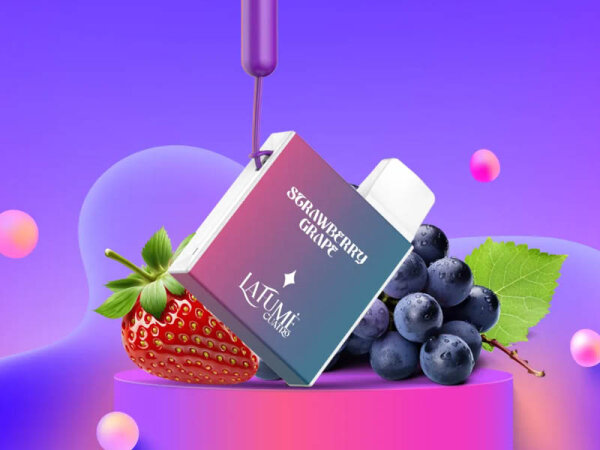 Lafume Cuatro - Strawberry Grape (Erdbeere, Weintraube) - E-Shisha - 20mg - 600 Z&uuml;ge