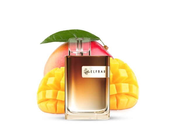 ELFBAR Crystal CR 600 - "Triple Mango" (Mango) - E-Shisha - 20 mg - ca. 600 Z&uuml;ge