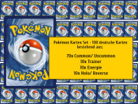 Pok&eacute;mon Karten Set - 100 deutsche Karten