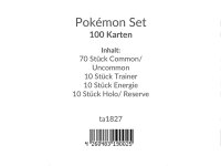 Pok&eacute;mon Karten Set - 100 deutsche Karten