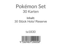 Pok&eacute;mon Karten Set - 30 Holo Karten
