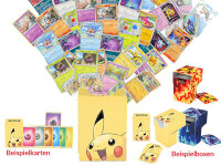 Pok&eacute;mon Set - 50 Pokemon Karten & Deck Box