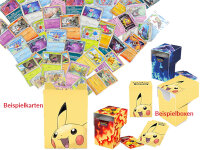 Pok&eacute;mon Set - 30 Pokemon Karten & Deck Box