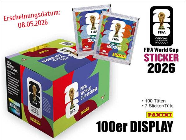 Panini FIFA WM 2026; Sticker - 100er Display