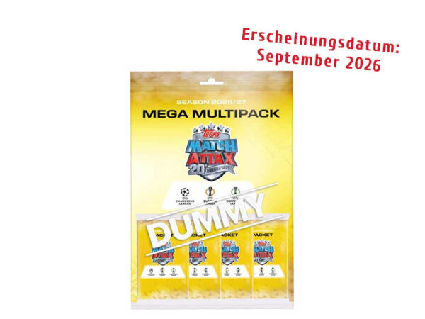 Champions League - Match Attax 2026-2027 - Mega Multipack